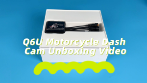 VSYSTO Motorcycle Dash Cam Dual SONYIMX307 1080p Motorcycle Cameras Wifi with OLED Screen Wire Controller Parking Monitoring Bluetooth Headset TPMS GPS Track Waterproof