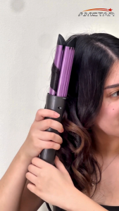Amstar 36W Curling Iron & Hair Straightener | 5 Heat Control Styling | Ceramic Heating Technology