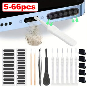 5-66pcs Universal Phone Speaker Port Dust Removal Cleaner Tool Kit Set for IPhone Samsung Xiaomi Brush Cotton Swabs Air Filter
