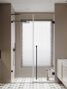 DIPURUI | Frameless Straight-Line Dry-Wet Separation Partition Laminated Glass