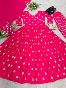 [PRE ORDER] Launching New Designer Party Wear Look Embroidery gown with Dupatta