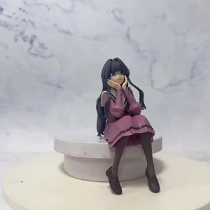 Bandai | 14cm The Fragrant Flower Blooms with Dignity Anime Figure Kaoruko Waguri Action Model Pvc Statue Desktop Ornament Collection Toy