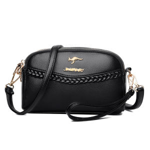 กระเป๋าสะพายข้างผู้หญิง กระเป๋าถือ กระเป๋าใส่โทรศัพท์มือถือ กระเป๋าสะพายข้างสามชั้น กระเป๋าสะพายไหล่แบบลำลอง กระเป๋าสะพายข้างแบบลำลอง