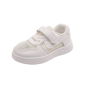 Ultra-Light Spring Autumn Childrens Sports Shoes Soft Bottom School White Shoes for Boys And Girls Campus Shoes Kids Footwear
