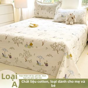 Deesse | Drap Giường Bông Toàn Bộ Dày Ấm Đơn
