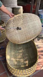 (Hàng Đẹp)-Combo Nôi tre+ nệm bọc nôi đủ sezi-(QK áp mã để giảm phí vận chuyển ạ)- Nôi tre nằm võng cho trẻ(Tặng Vòng may Mắn)