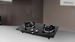 KASHIWA รุ่น X-5000 เตาแก๊ส แบบตั้งโต๊ะ เตาหน้ากระจกคู่ (เตาเปลวไฟ) เตาฝัง รับประกันศูนย์ 1 ปี