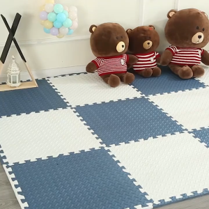 เสื่อปูพื้นโฟม เสื่อปีนเขาหนา เสื่อคลานสำหรับเด็ก Anti Falling Insulation Cold Splicing Floor Mat ห้องนอนเสื่อทาทามิโฟม ความหนา 1 ซม. ขนาด 30 * 30 และ 60 * 60 ซม
