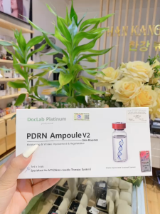 Tế bào gốc mầm cá hồi phục hồi da yếu mỏng dưỡng trắng DocLap Platium PDRN Ampoule
