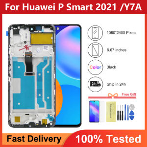 6.67" AAA Quality LCD Display Touch Screen for Huawei P Smart 2021 Honor X10 Lite Y7A Compatible with PPA-LX1 LX2 LX3 Models