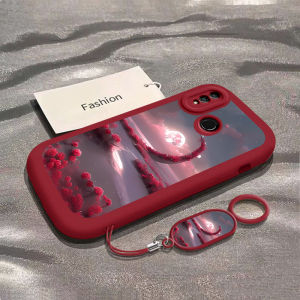 Honor 8X 8XMax 8C Silicone Phone Case Womens Full Cover Moon And Ocean Flower Design Anti-Fall Frosted Cartoon Soft Shell