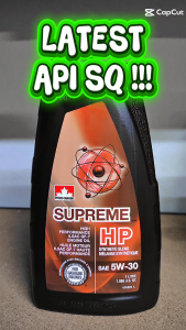 Petro-Canada Supreme HP 5W-30 5W30 Synthetic Blend Engine Oil API SQ / ILSAC GF-7A
