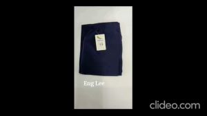 Falcon Kain Sekolah Rendah Susun Koshibo Warna Biru Tua 🔥Ready Stock🔥Primary School Koshibo Wrinkle Free Dress Dark Blue Colour