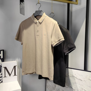 Thiết Kế Ban Đầu Áo Thun Polo Tay Ngắn Mùa Hè 2024 Dành Cho Nam Áo Thun Thường Ngày Thêu Hình Gấu Đơn Giản Thời Trang