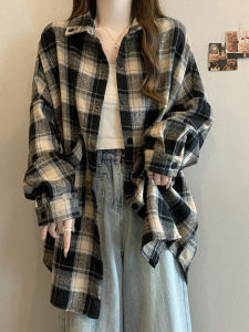 Fashionable Loose Fit Big Size Wool Shirt Jacket