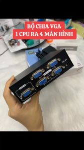 Bộ chia 1 ra 4 VGA / Switch 4 Port VGA / Bộ chia 1 cpu ra 4 màn hình