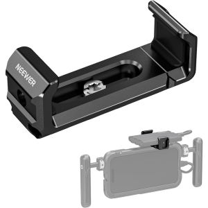 NEEWER SSD Holder Mount with Cold Shoe for Samsung T5 T7 T9 SSD Clamp Compatible with Neewer Smallrig Phone Cage Rig UA051