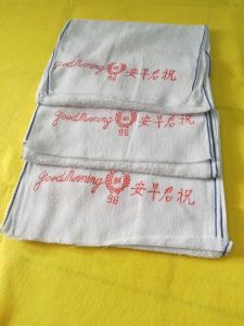 Good Morning Putih Selusin ( isi 12pcs ) Handuk untuk salon dan handuk olahraga serbaguna putih