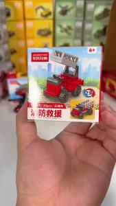Mini Building Blocks Set (10 Pcs) Tiny DIY Assembly Toys for Kids & Adults Cute Pets Dinosaurs Birds Insects Sea Animals