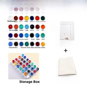 Large Capacity Mineral Pigments for Painting Professional Rock Color Paints Calligraphy And Ink Painting Tools 12/18/28 Colors Set