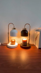 Scented Candle Warmer Lamp Height Adjustable Dimmable Wax Melting Light Burner Halogen Lampu Home Bedroom Pemanas Lilin