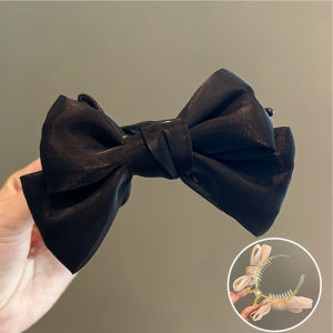 Childrens Bun Clip Bow Hair Clip