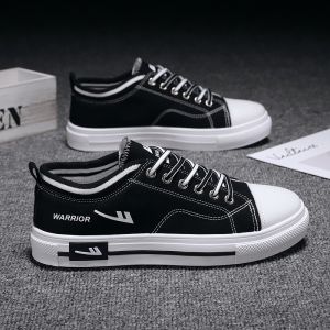 Giày Thể Thao Nam Warrior Forest Breathable Anti-Odor Smooth Surface Flat Heel Rubber Outsole Casual Shoes for Youth