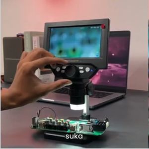PROMO TERBARU Lefavor Mikroskop Digital 10 MP Pembesaran 1000X 5.5 Inch LED Display G5 / Mikroskop buat servis hp 1000x zoom murah / mikroskop service elektronik hp murah / mikroskop digital service hp elektronik lcd portable usb pembesar