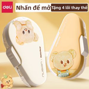 deli | Băng Dính Chỉnh Sửa Có Thể Xóa Dành Cho Học Sinh Đẹp Mắt Chống Khô Chống Bụi Thay Thế Được