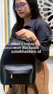 TAS RANSEL MELISA SERBAGUNA / TAS GENDONG KULIT SINTETIS MULTIFUNGSI WANITA / RANSEL KOREAN STYLE /BACKPACK