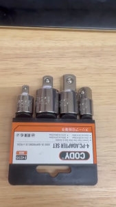 หัวแปลงบล็อค ข้อลด ข้อเพิ่ม 4 ตัวชุด CODY 1/4 + 3/8  3/8 +  / 1/2 * 1/2 - 3/8 3/8 - 1/4  ของแท้ 100%