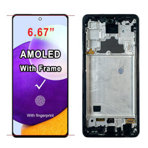 SUPER AMOLED LCD For Samsung A72 LCD Touch Screen Digitizer Assembly Replacement Parts For Samsung A72 4G A725F A725M Display