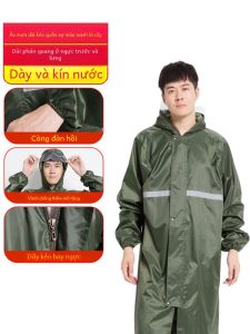Vải Oxford Áo Mưa Quần Áo Chống Thấm Nước Nam Ngoài Trời Dày Có Chiều Dài Đầy Đủ Bộ Đồ Đi Mưa Lý Tưởng Để Sử Dụng Hàng Ngày Tại Nhà