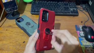Casing Hp Untuk Realme C30 Hard Case Robot Hit Eye Whit Ring Transformer Phantom Hybrit Armor