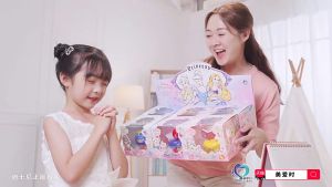 เครื่องสำอางเด็กดิสนีย์ใหม่ที่ไม่เป็นพิษและปลอดภัยชุดอายแชโดว์อายแชโดว์ของขวัญวันเกิดการแต่งหน้า