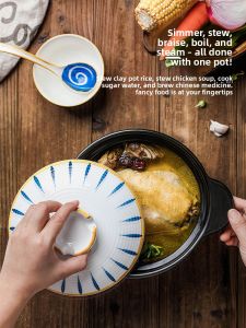 QIANZAO | Nồi Hầm Lớn cho Bếp Gas - Phù hợp cho Soup Cơm và Thịt