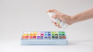 MIYA สเปรย์ให้ความชุ่มชื้น 200ml เม็ดสีป้องกัน ป้องกันเชื้อราและป้องกันการแตกร้าว ผงน้ำ สเปรย์ / Gouache Spray