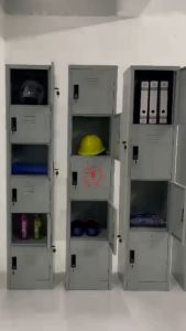 Steel Locker 1/ 2/ 3/ 4/ 5/ 6 Compartment (with Handle Cam Lock) / Metal Locker / Locker Besi / Loker