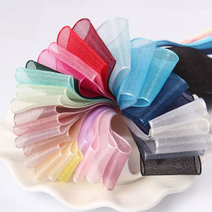 10 Meters Double Face Yarn Satin Ribbon DIY Silk Rose Wedding Decoration Gift Wrapping Clothing Fabric Headwear Handmade Crafts