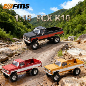 FMS FCX18 1:18 Chevrolet K10 Pickup Truck Officially Authorized Classic Retro Off-road Climbing RC Car Model RTR