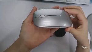 M2 Mouse Wireless Rechargeable Silent Click Slim 2.4G Wireless Bluetooth 1600 DPI RGB LED Wireless Mouse Gaming Mouse Bluetooth Rechargeable Laptop