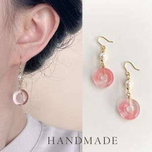 New Chinese Style Pearl Earrings Womens No Piercing Safety Buckle Fringe Design Ancient Chinese Fashion Decorative Clip-Ons