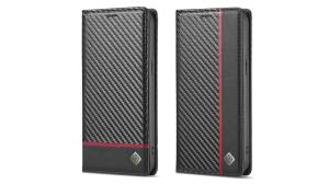 Carbon Fiber Leather Phone Case for Samsung Galaxy Z Fold 8 Ultra 7 6 5 4 3 Fold8 Flip Wallet Card Slot Holder Protective Cover