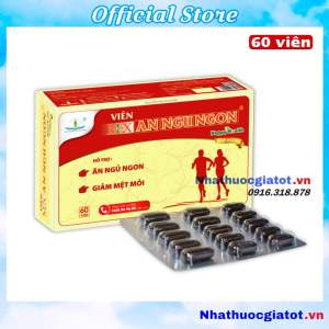 Viên MEX Ăn Ngủ Ngon HAPPY HEALTH NEW BRAND Hỗ Trợ Ăn Ngon Ngủ Sâu Giấc