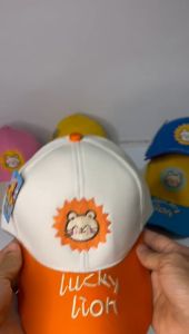 Topi anak perempuan lucu lucky lion model terbaru kekinian buat umur 2-8 tahun