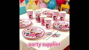 Roblox | Robloxed Pink Creative Theme Disposable Tableware Set Paper Plates Cups Flag for Festival Decoration and Birthday Party Supplies