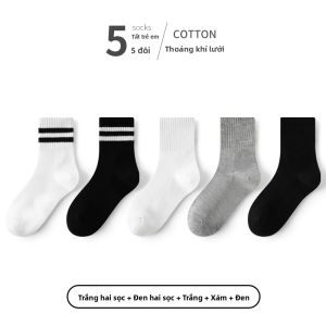 Tất MiiOW Catman cho bé trai làm bằng cotton thoáng khí thoải mái