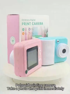 LIOTOG S7 Kid Mini Digital Camera Instant Print Photo Camera Children Thermal Printer for Christmas Gift Toys 32G Memory Card