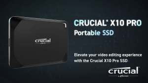 Crucial 1TB X10 PRO โซลิดสเตทไดรฟ์แบบพกพา