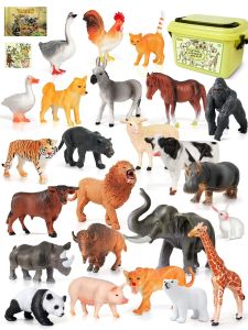 Nukied Childrens Simulation Animal Model Toy Set Baby Cognitive Multi-Functional Puzzle Marine Creature Dinosaur Male